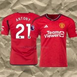 Maglia Manchester United Giocatore Antony Home 2023/24