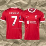 Maglia Liverpool Giocatore Luis Diaz Home 2023/24