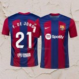 Maglia FC Barcellona Giocatore F.De Jong Home 2023/24