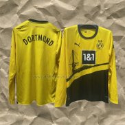 Maglia Borussia Dortmund Home Manica Lunga 2023/24