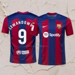 Maglia FC Barcellona Giocatore Lewandowski Home 2023/24