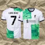 Maglia Liverpool Giocatore Luis Diaz Away 2023/24
