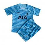 Maglia Tottenham Hotspur Portiere Bambino 2023/24 Blu